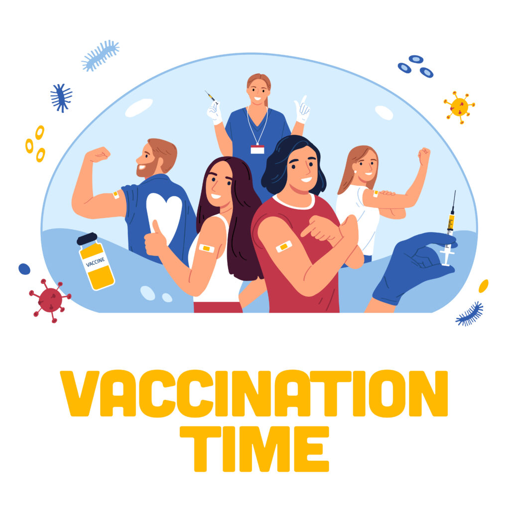 Vaccination Flat Concept